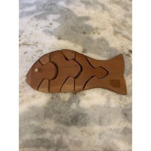 3D Jigsaw Fish Wooden Puzzle #fish #games #toys #jigsaw